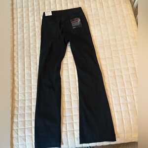 Black Cello mid rise flare pants. Size M, NWT